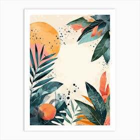 A Beautiful Illustration of Boho style 2 Art Print