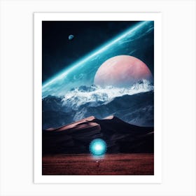 Stargate Astronaut Space Portal Art Print