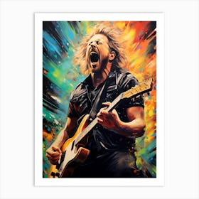 Nickelback (2) Art Print