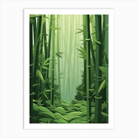 Green Forest Nature - Landscape Art Print