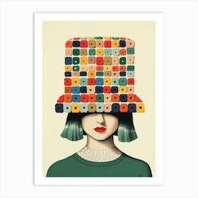 Modern Crochet World  Art Print