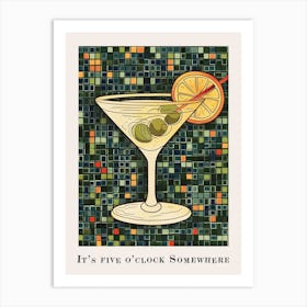 It S Five O Clock Somewhere Tile Poster 1 Art Print