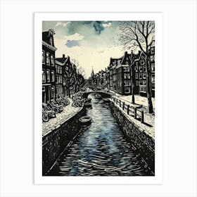 Amsterdam Canal 3 Art Print