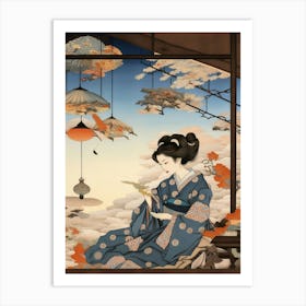 Ukiyo Beauty Japanese Style 14 Art Print