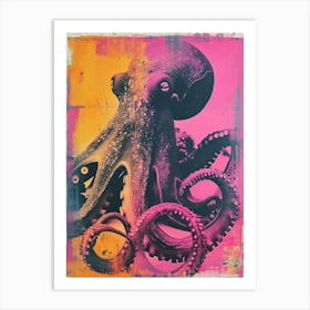 Vintage Photo Style Octopus 1 Art Print