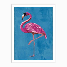 Flamingo Canvas Art 1 Art Print