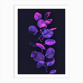 Purple Eucalyptus Art Print