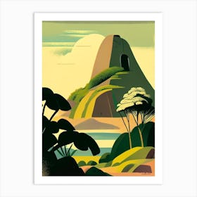 Easter Island Chile Rousseau Inspired Tropical Destination Art Print