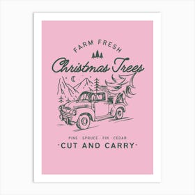 Farm Fresh Christmas Tree 1 Art Print