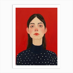 Portrait Of A Girl 16 Art Print