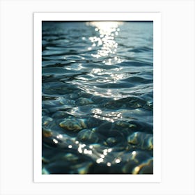 Close Up Of Water Art Print