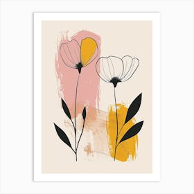 Two Flowers 2 Art Print