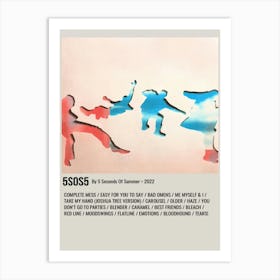 5sos5 Minimalist Poster Decor Art Print