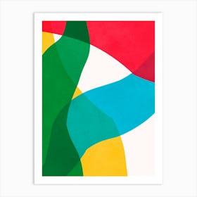 Colorful expressionist strokes 2 Art Print