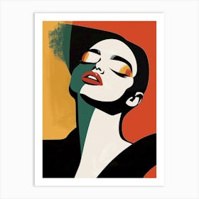 Portrait Of A Woman Art Print