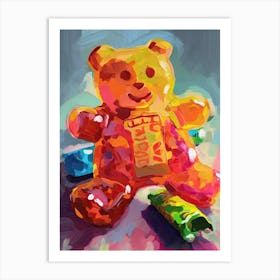 Gummy Bears Oil Painting 3 Art Print