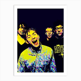 blur band music 1 Art Print