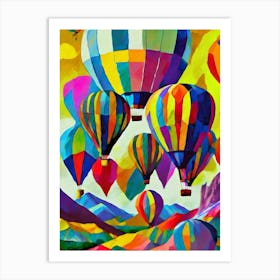 Hot Air Balloons 2 Art Print