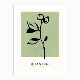 Botanique 1 Art Print