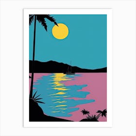 Minimal Design Style Of Fiji 3 Art Print