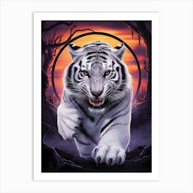 White Tiger 5 Art Print