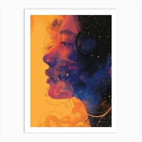 Woman'S Face 9 Art Print