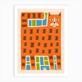 Orange Tabby Art Print