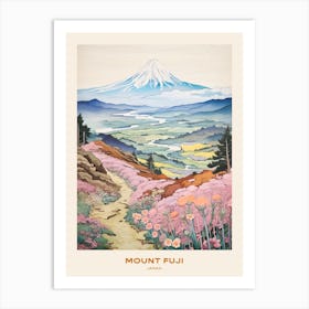 Mount Fuji Japan 1 Hike Poster Art Print