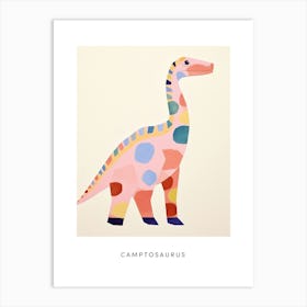 Nursery Dinosaur Art Camptosaurus 1 Poster Art Print