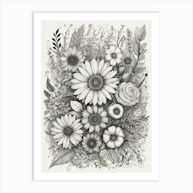 Flower Bouquet 1 Art Print