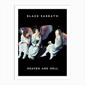 Black Sabbath Heaven And Hell 1 Art Print