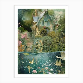 Fairytale Scrapbook Collage 1 Art Print