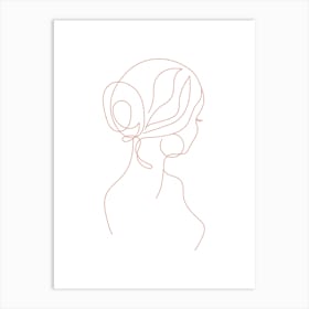 Portrait Of A Woman. 1 1 Art Print