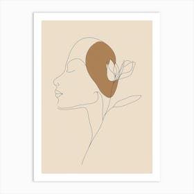 Portrait Of A Woman 4 Art Print