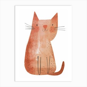 Munchkin Cat Clipart Illustration 1 Art Print