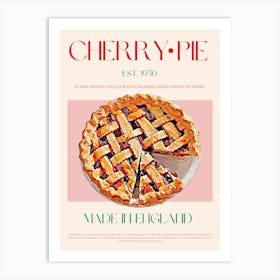 Cherry Pie Mid Century Art Print