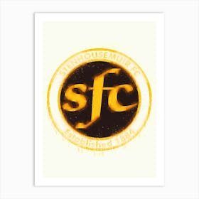 Stenhousemuir Fc League Scotland Art Print