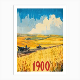 Aihrgdesign A Nostalgic Poster Of The 1900 Countryside Featur 10859182 53e0 4e98 B680 Af566de1dd38 2 Art Print