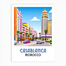 Casablanca, Morocco 3 1 Art Print