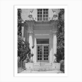 Untitled Photo, Possibly Related To Entrance To Offices Of Burro Mountain Copper Company, Tyrone, New Mexic Art Print