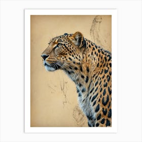 Leopard Canvas Art Art Print