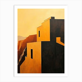 Adobe House, Minimalism Art Print