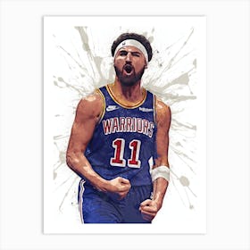 Klay Thompson Golden State Warriors Art Print