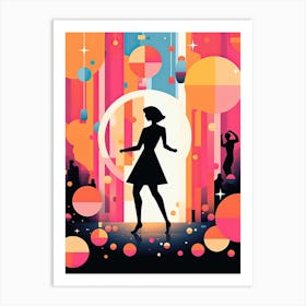 Harmonious Disco Melodies Art Print