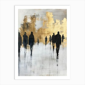 People Walking 1 Art Print