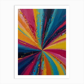 Bright Burst 1 Art Print