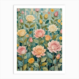 Rose Field Art Print