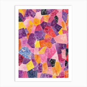 Pinks And Purples Art Print