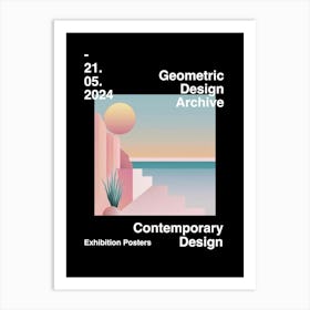 Geometric Design Archive Poster 38 Art Print