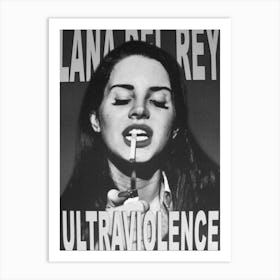 Ultraviolence Lana Del Rey Art Print